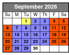 The Florida Aquarium: Entry Ticket September Schedule