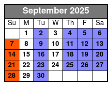 Starlite Sapphire Dinner Cruise St. Pete Beach Area (Dinner For Additional Cost) September Schedule