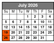 Starlite Horizon Dining Yacht - Daytime Cruise with Music  (Lunch For Additional Cost) July Schedule