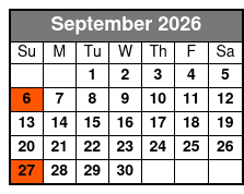 Starlite Horizon Dining Yacht - Daytime Cruise with Music  (Lunch For Additional Cost) September Schedule