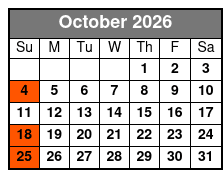Starlite Horizon Dining Yacht - Daytime Cruise with Music  (Lunch For Additional Cost) October Schedule