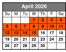 ZooTampa at Lowry Park April Schedule