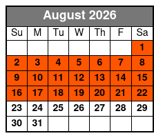 ZooTampa at Lowry Park August Schedule
