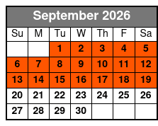 ZooTampa at Lowry Park September Schedule