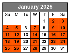 Calypso Queen Lunch Cruise Clearwater Beach (Buffet Lunch Included) January Schedule