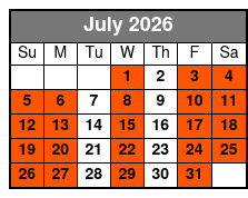 Calypso Queen Lunch Cruise Clearwater Beach (Buffet Lunch Included) July Schedule