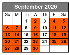 Calypso Queen Lunch Cruise Clearwater Beach (Buffet Lunch Included) September Schedule