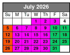 Calypso Queen Dinner Cruise Clearwater Beach (Buffet Dinner Included) July Schedule