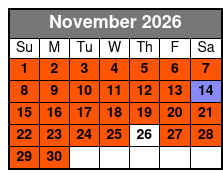 Calypso Queen Dinner Cruise Clearwater Beach (Buffet Dinner Included) November Schedule