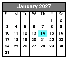 Calypso Queen Lunch, & Dinner Cruises Clearwater January Schedule