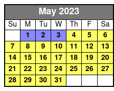 Sunset Celebration Cruise May Schedule