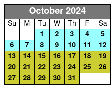Sunset October Schedule