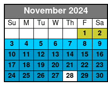 Sunset November Schedule