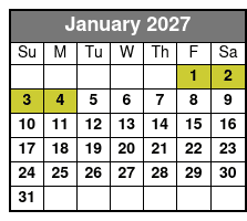 Tampa Bay Small Group Sunset Cruise January Schedule
