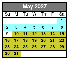 Tampa Bay Small Group Sunset Cruise May Schedule