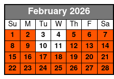 St. Pete Beach Dolphin Racer Speedboat Adventure February Schedule