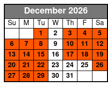 St. Pete Beach Dolphin Racer Speedboat Adventure December Schedule