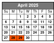 St Petersburg Historical Segway Tour April Schedule
