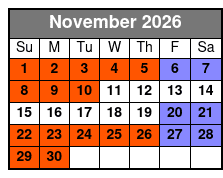 St Petersburg Historical Segway Tour November Schedule