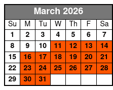 Historic Ybor City Food Tour March Schedule