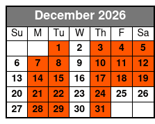 Historic Ybor City Food Tour December Schedule
