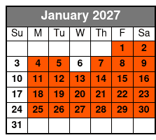 Historic Ybor City Food Tour January Schedule