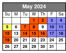 Departure May Schedule