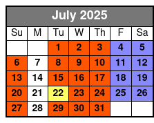 Saint Petersburg Preserve Bike Tour July Schedule
