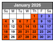 Winter 2020 Additional Time January Schedule