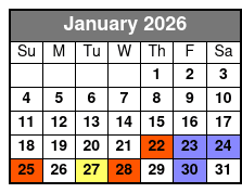 Winter 2020 Additional Time January Schedule