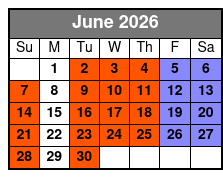 Departure June Schedule