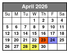 Saint Petersburg Preserve Bike Tour April Schedule