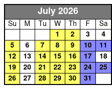 Saint Petersburg Preserve Bike Tour July Schedule