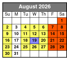 Saint Petersburg Preserve Bike Tour August Schedule