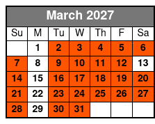 Departure March Schedule