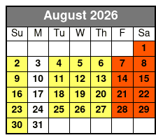 Boyd Hill Nature Preserve Bike Tour August Schedule