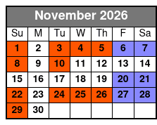 Boyd Hill Nature Preserve Bike Tour November Schedule