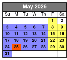 Saint Petersburg Paddle Board Tour May Schedule