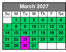 Tampa Indoor Skydiving Experience with 2 Flights & Personalized Certificate March Schedule