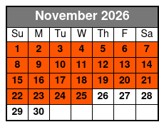 PM Tampa History Cruise November Schedule
