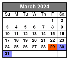Tampa History Cruise March Schedule