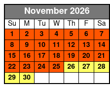 Tampa History Cruise November Schedule