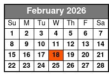 Calypso Breeze Lunch Cruise Madeira Beach (Buffet Lunch Included) February Schedule