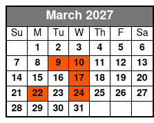 Calypso Breeze Lunch Cruise Madeira Beach (Buffet Lunch Included) March Schedule