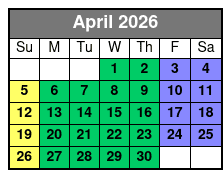 Calypso Breeze Dinner Cruise Madeira Beach (Buffet Dinner Included) April Schedule