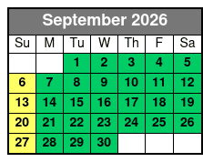 Calypso Breeze Dinner Cruise Madeira Beach (Buffet Dinner Included) September Schedule