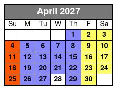 Calypso Breeze Dinner Cruise Madeira Beach (Buffet Dinner Included) April Schedule