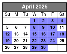 St. Petersburg Jungle Prada Site History Tour April Schedule