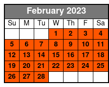 Belleair Experience February Schedule