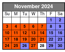 Schedules for 2023 November Schedule
